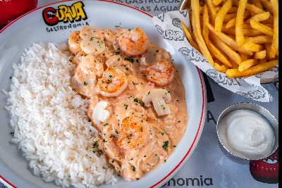 Strogonoff de Camarão