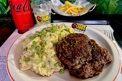 Ancho com Arroz de Palmito